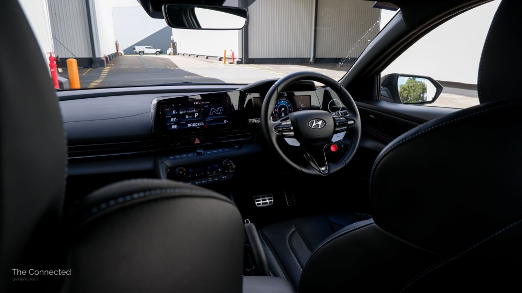 Hyundai i30 Sedan N interior dashboard view