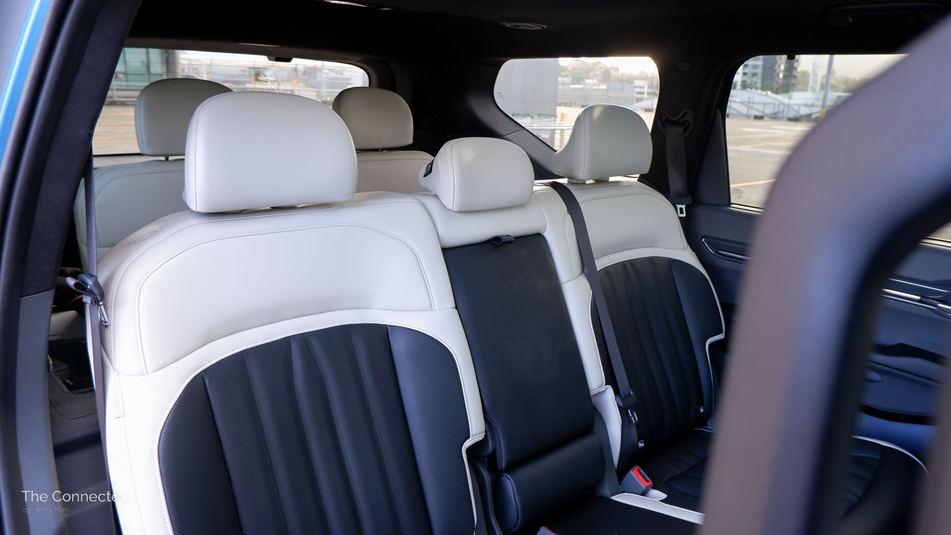 Kia EV9 rear second- and third-row seats