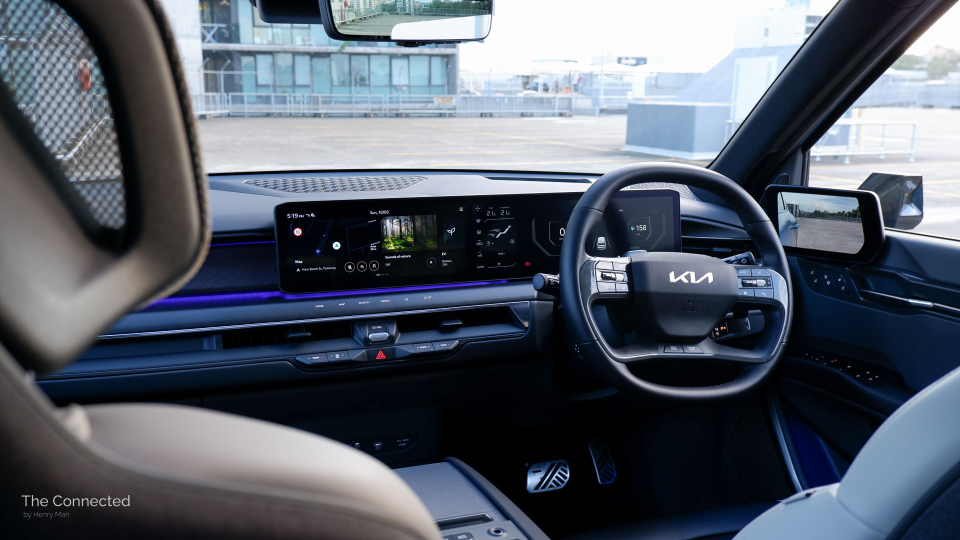 Kia EV9 interior dashboard