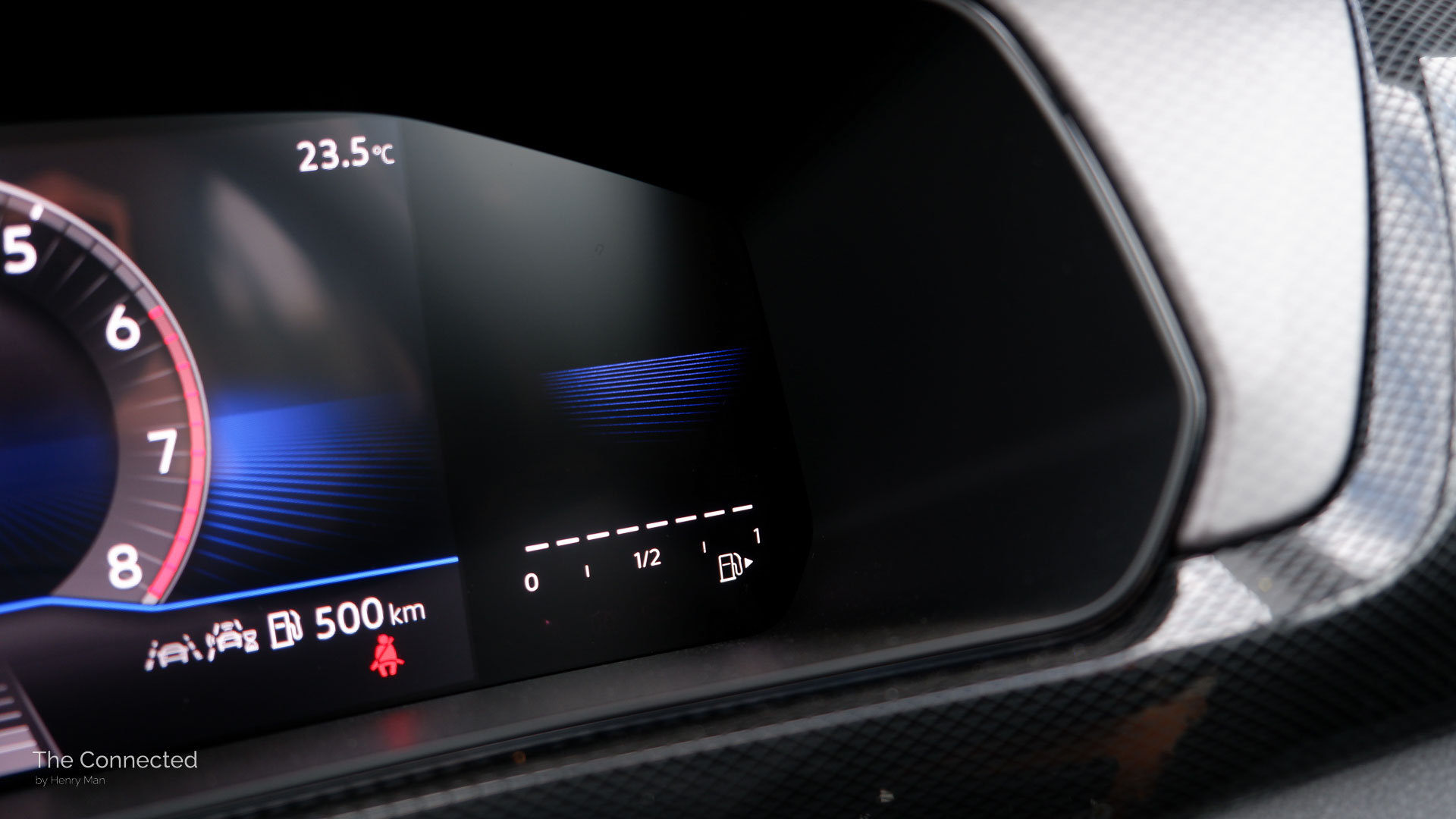 2025 Volkswagen T-Cross Life instrument cluster fuel gauge display