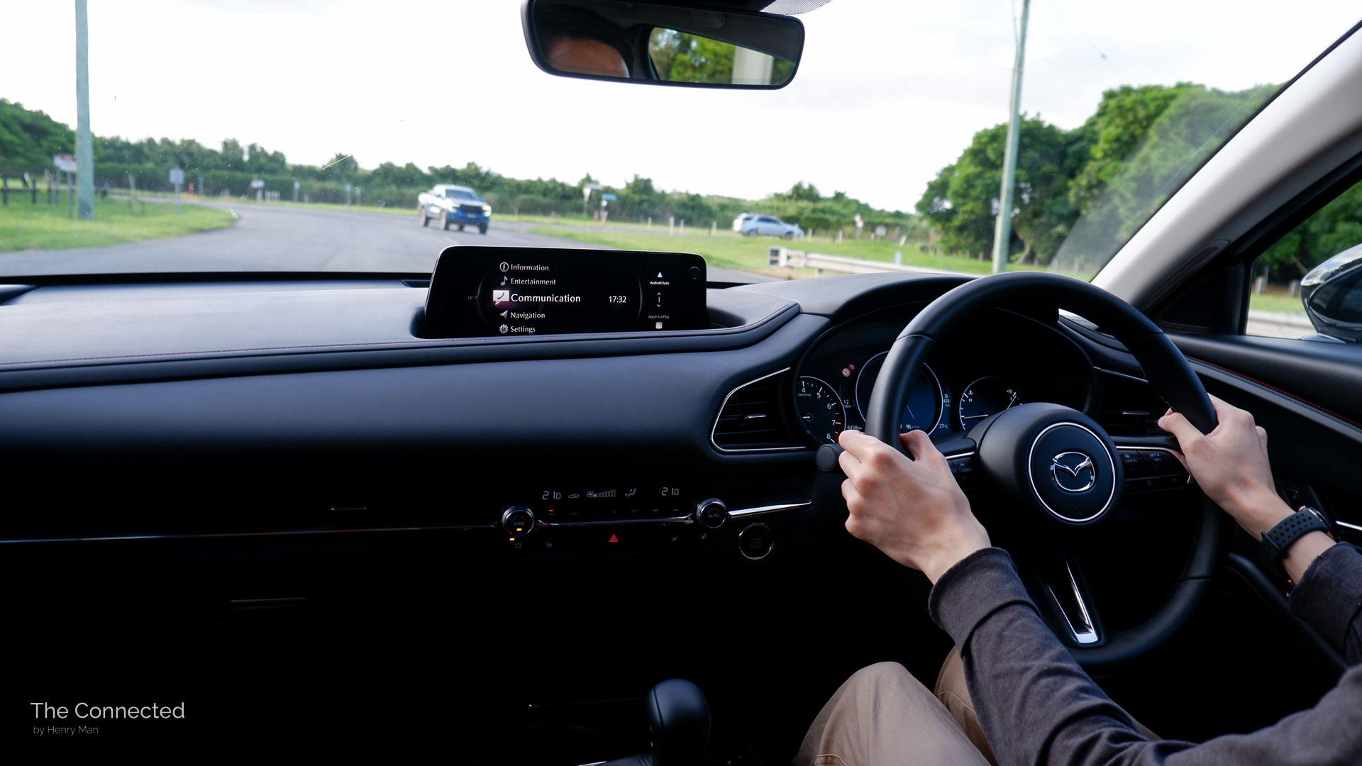 Man driving 2025 Mazda CX-30 GT SP