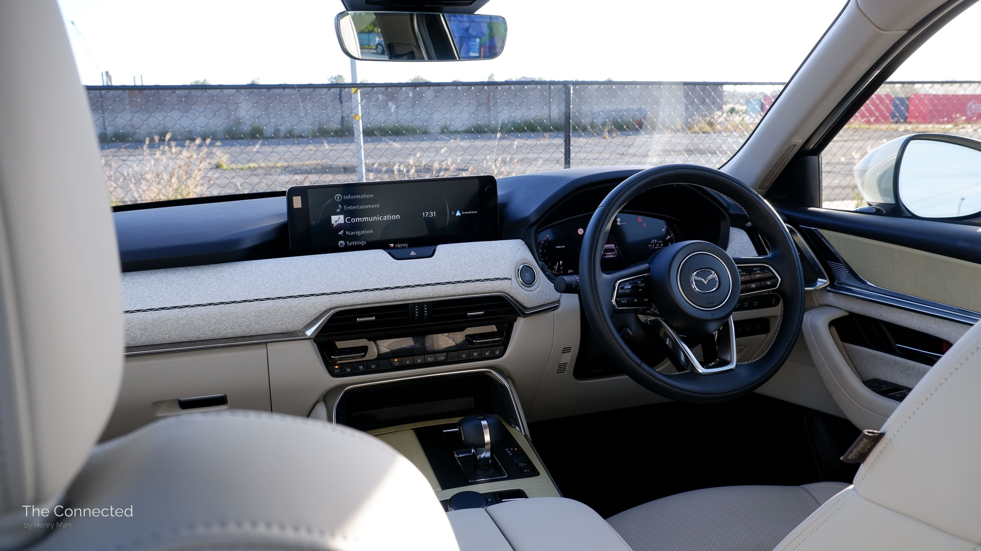 2024 Mazda CX-60 Azami with Takumi Package white interior