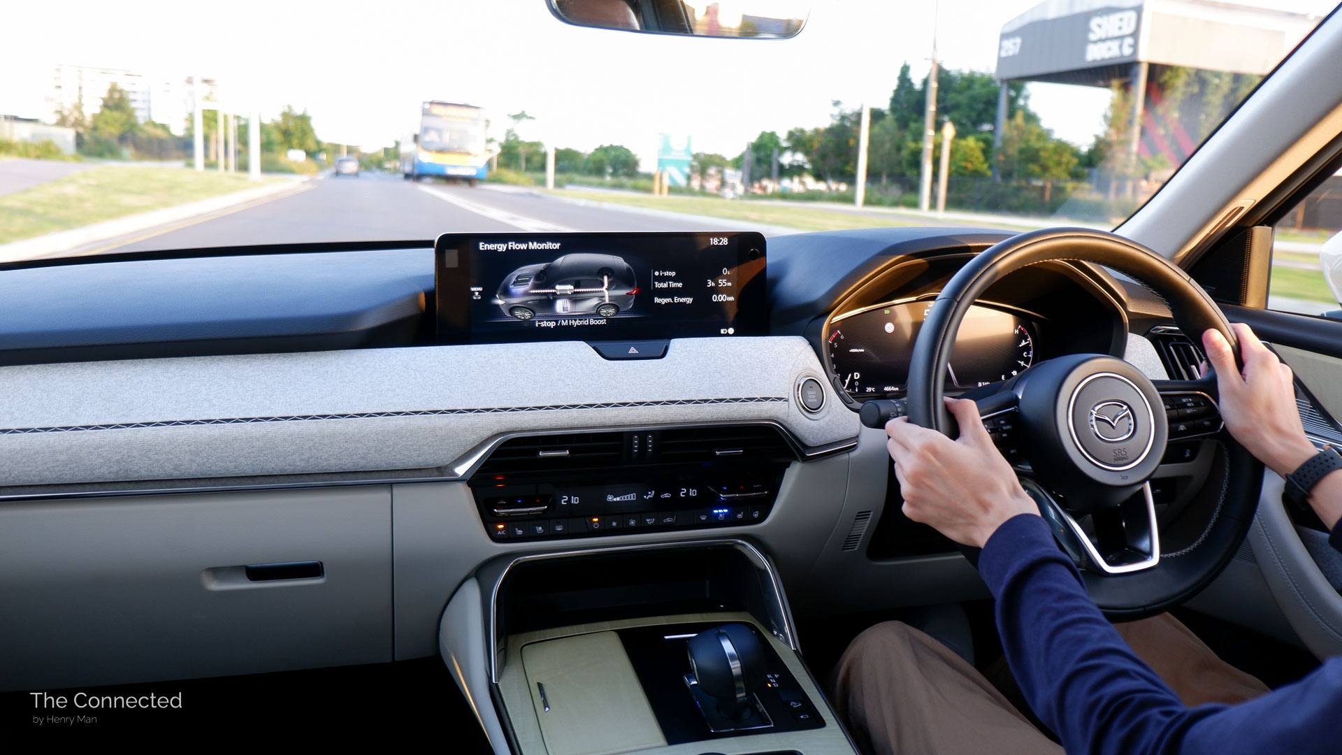 Man driving 2024 Mazda CX-60 D50e