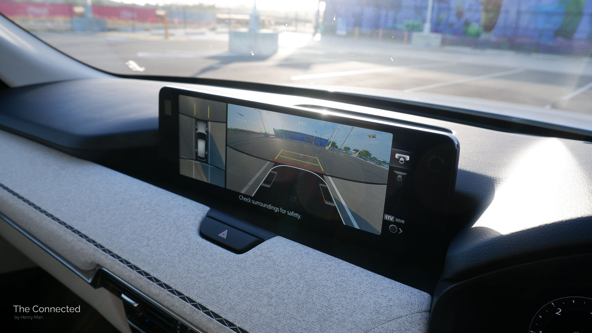 2024 Mazda CX-60 360-degree camera system with see-through view