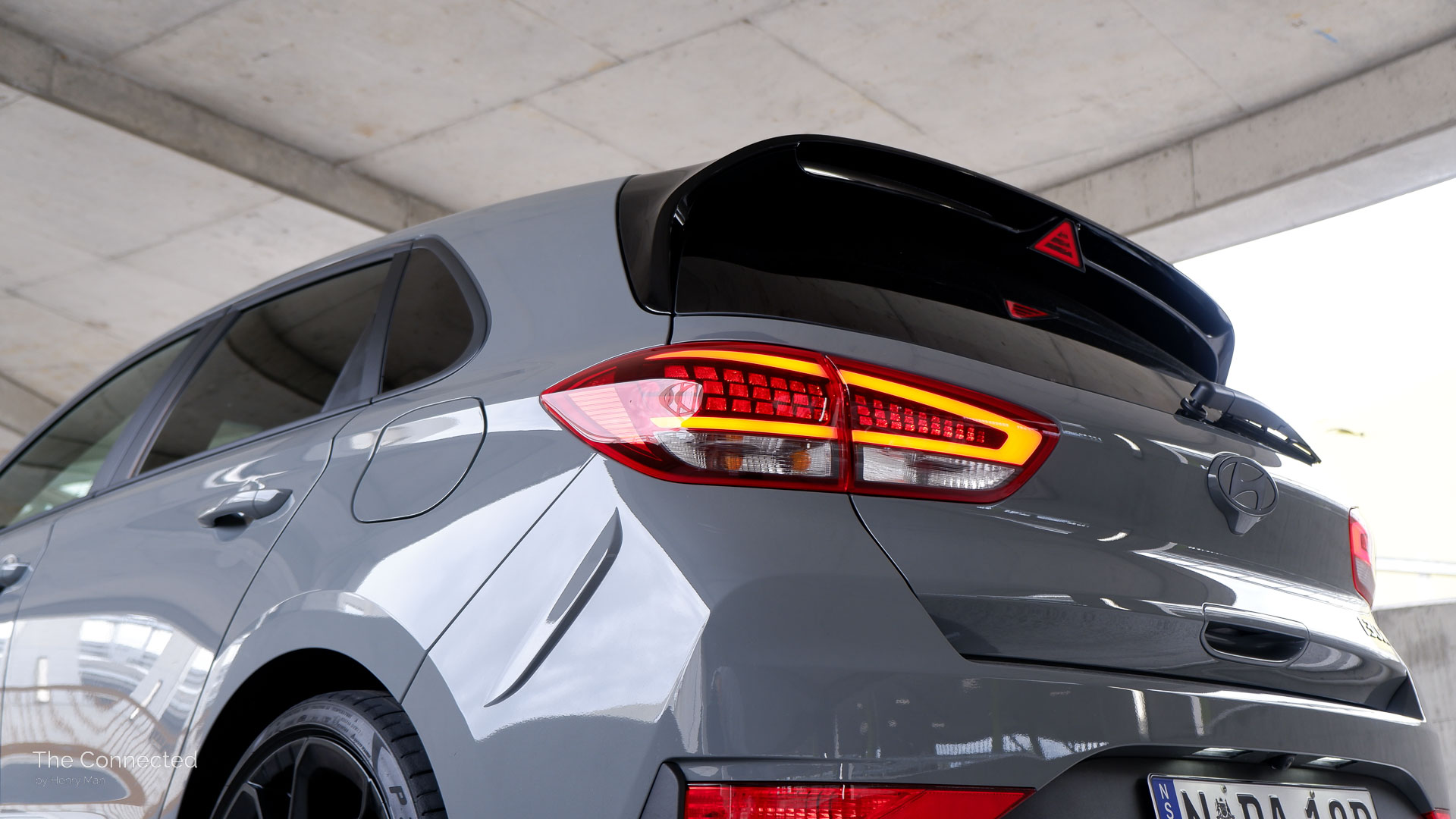 2025 Hyundai i30 N rear V-shape LED tail-light