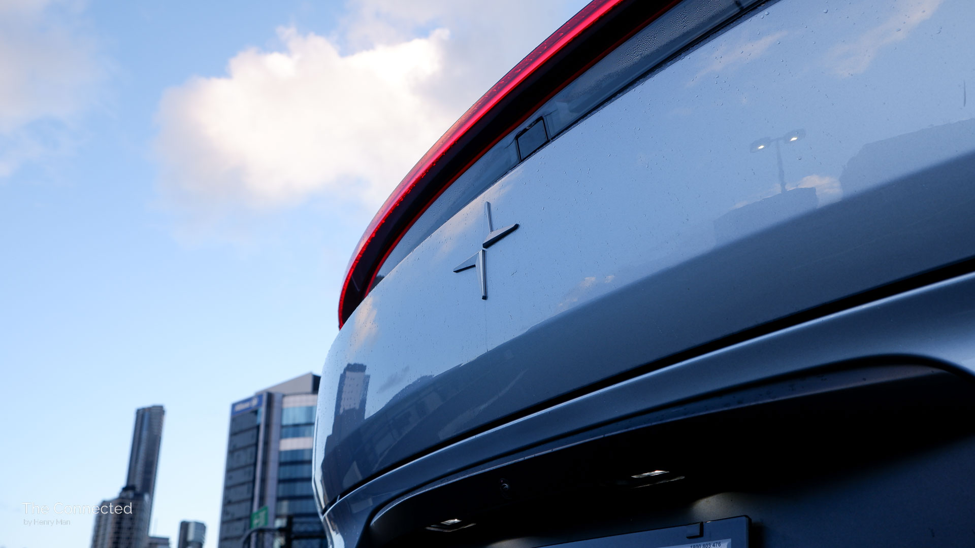 2025 Polestar 4 Long Range Single Motor rear tailgate with Polestar logo