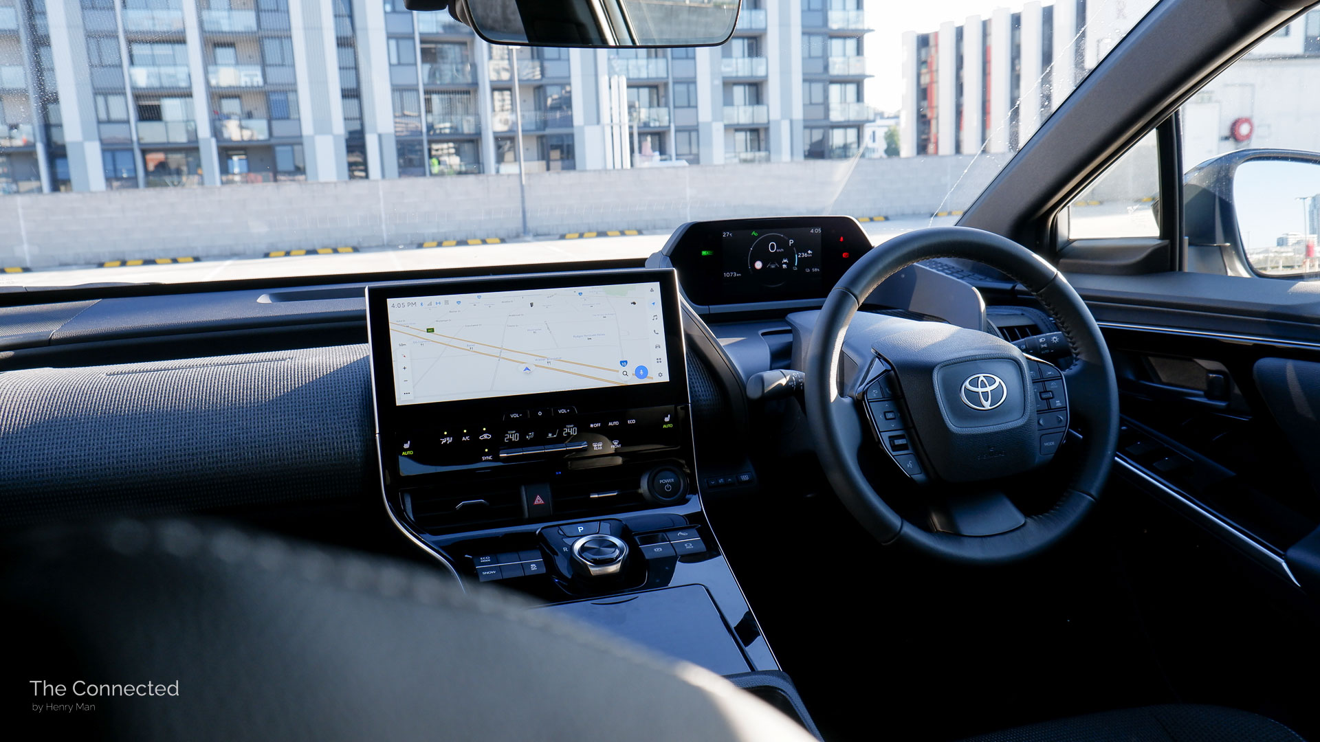 2025 Toyota bZ4X 2WD interior and dashbaord