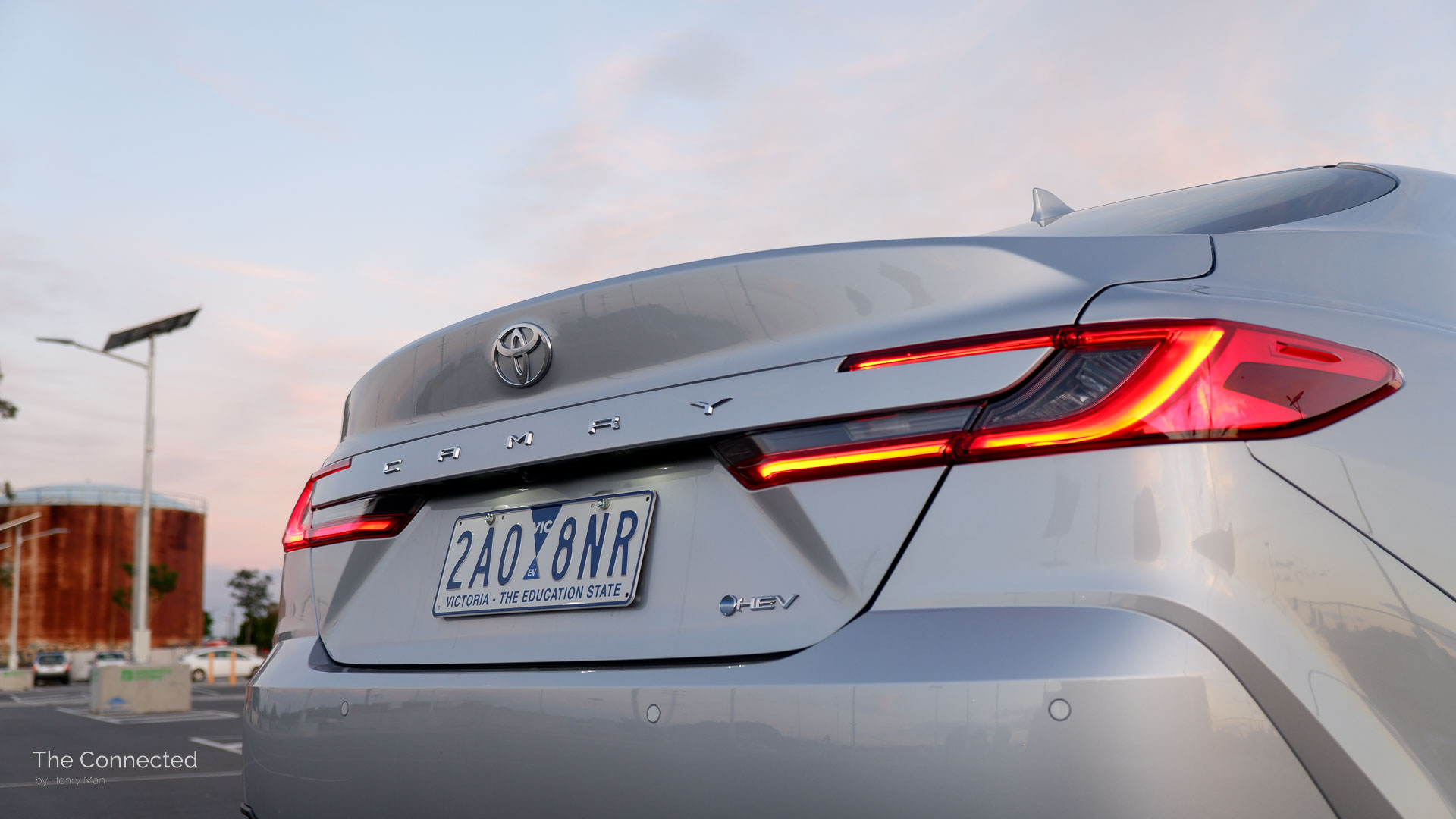 2025 Toyota Camry Ascent Sport rear tailgate, badge and lights