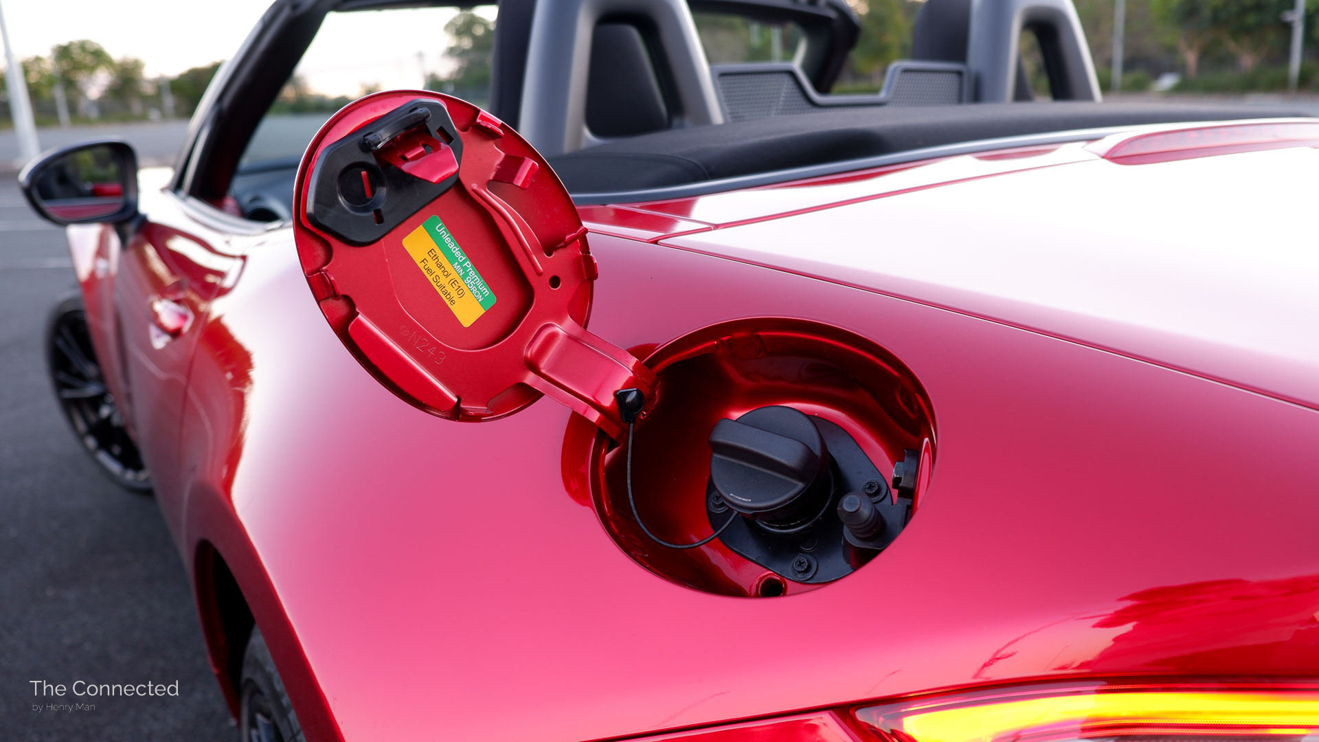 2026 Mazda MX-5 G20 Roadster open fuel lid