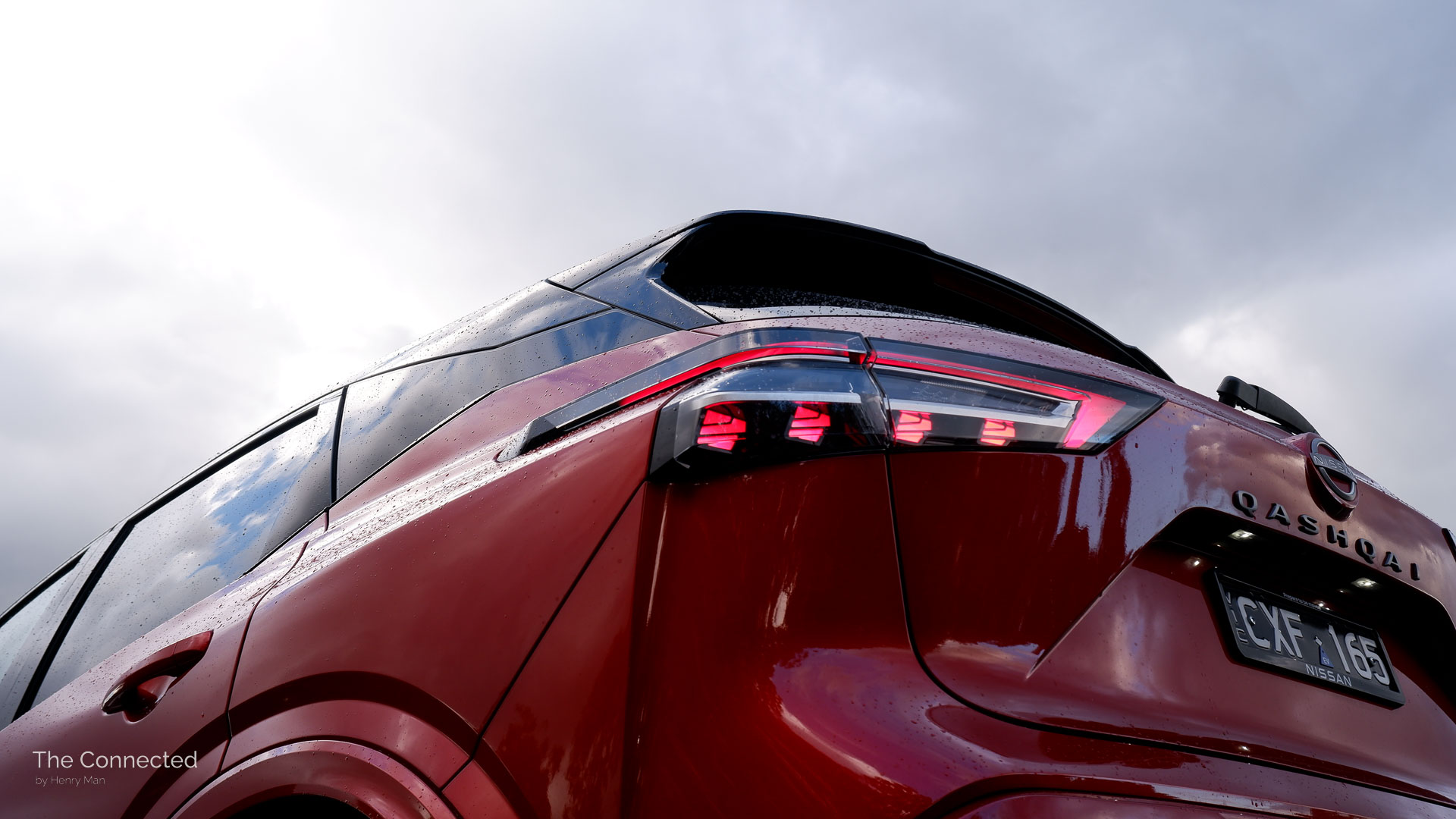 2026 Nissan Qashqai N-Design e-Power rear-quarter tail-light view