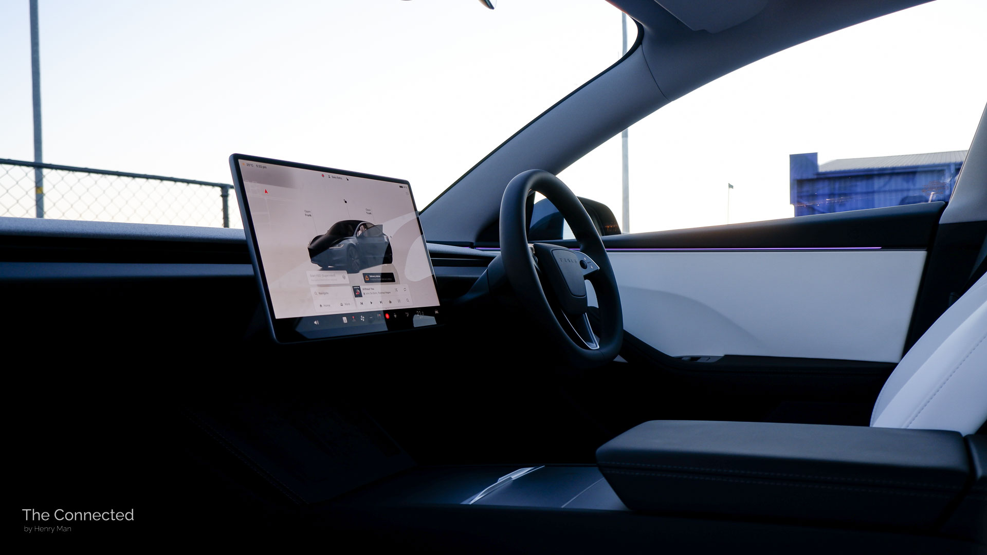 2025 Tesla Model 3 interior and door card