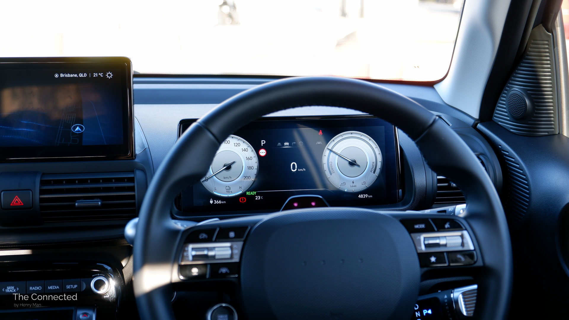 2026 Hyundai Inster Standard Range driver instrument display and attention monitoring camera