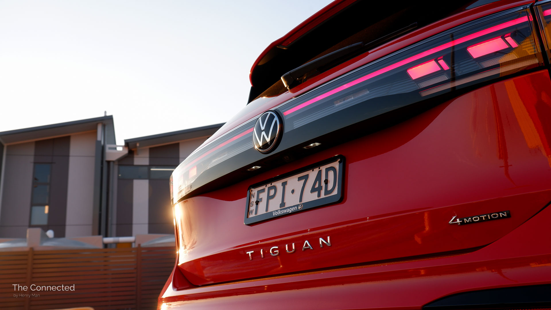 2026 Volkswagen Tiguan 195TSI R-Line rear tailgate and light bar