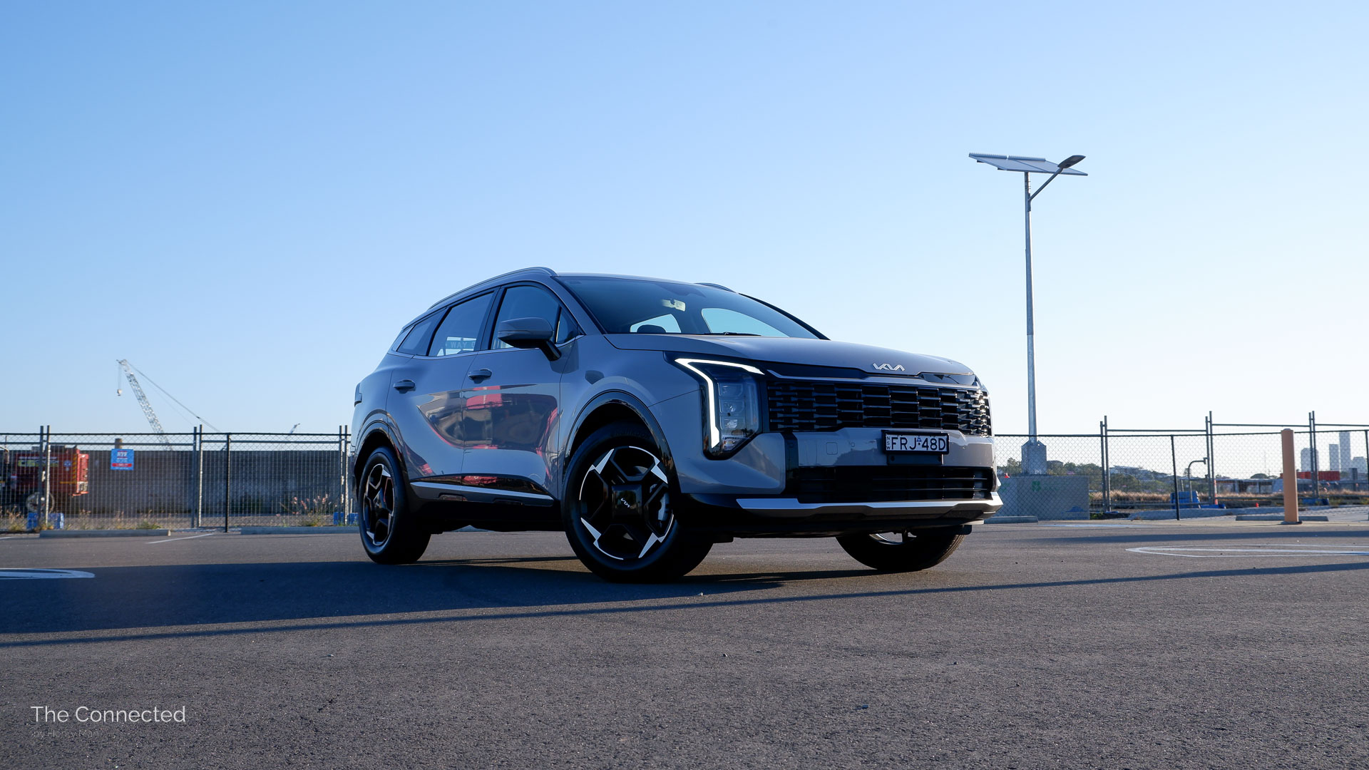 2026 Kia Sportage SX Hybrid front-quarter view