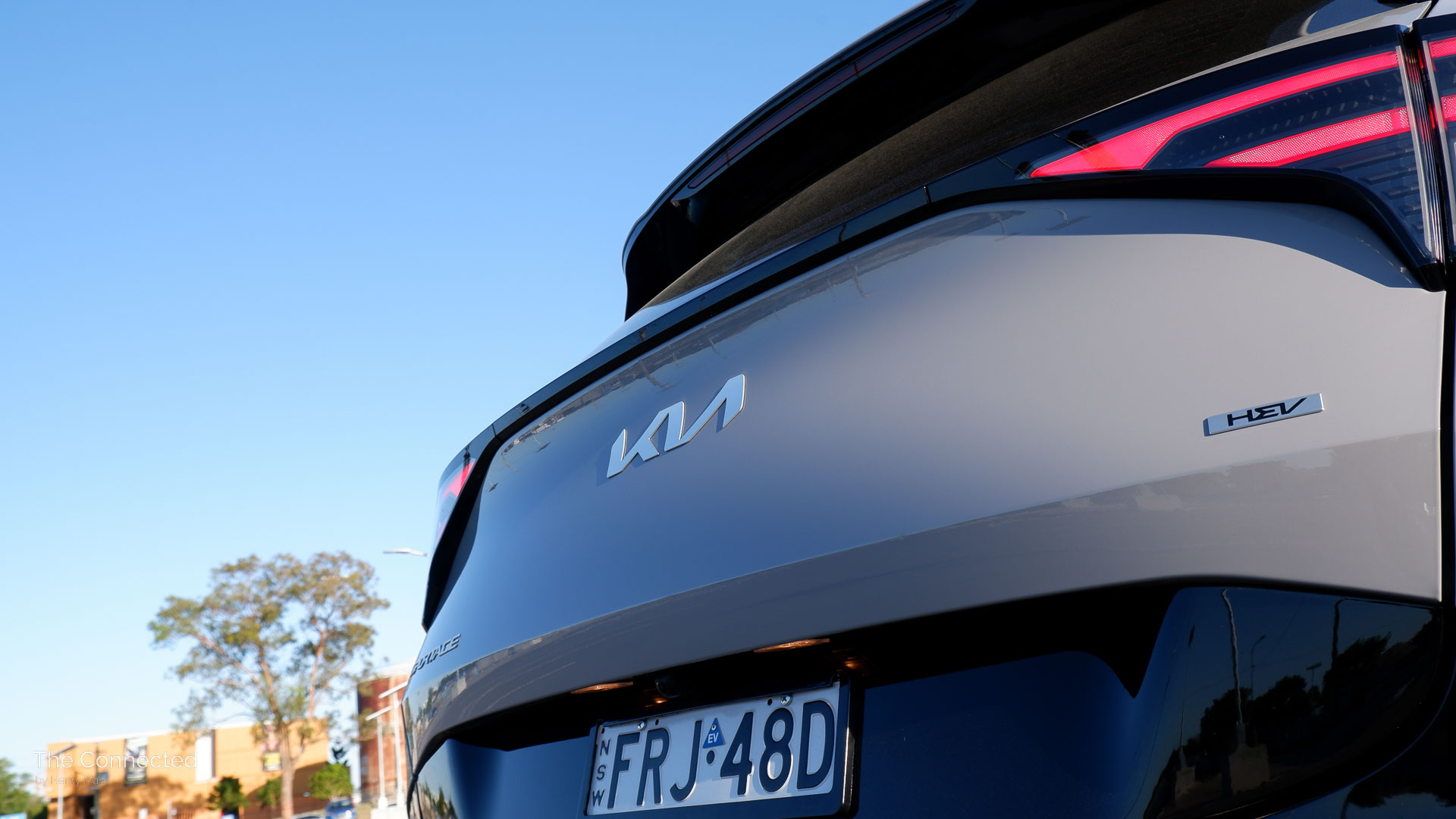 2026 Kia Sportage SX Hybrid rear tailgate badge