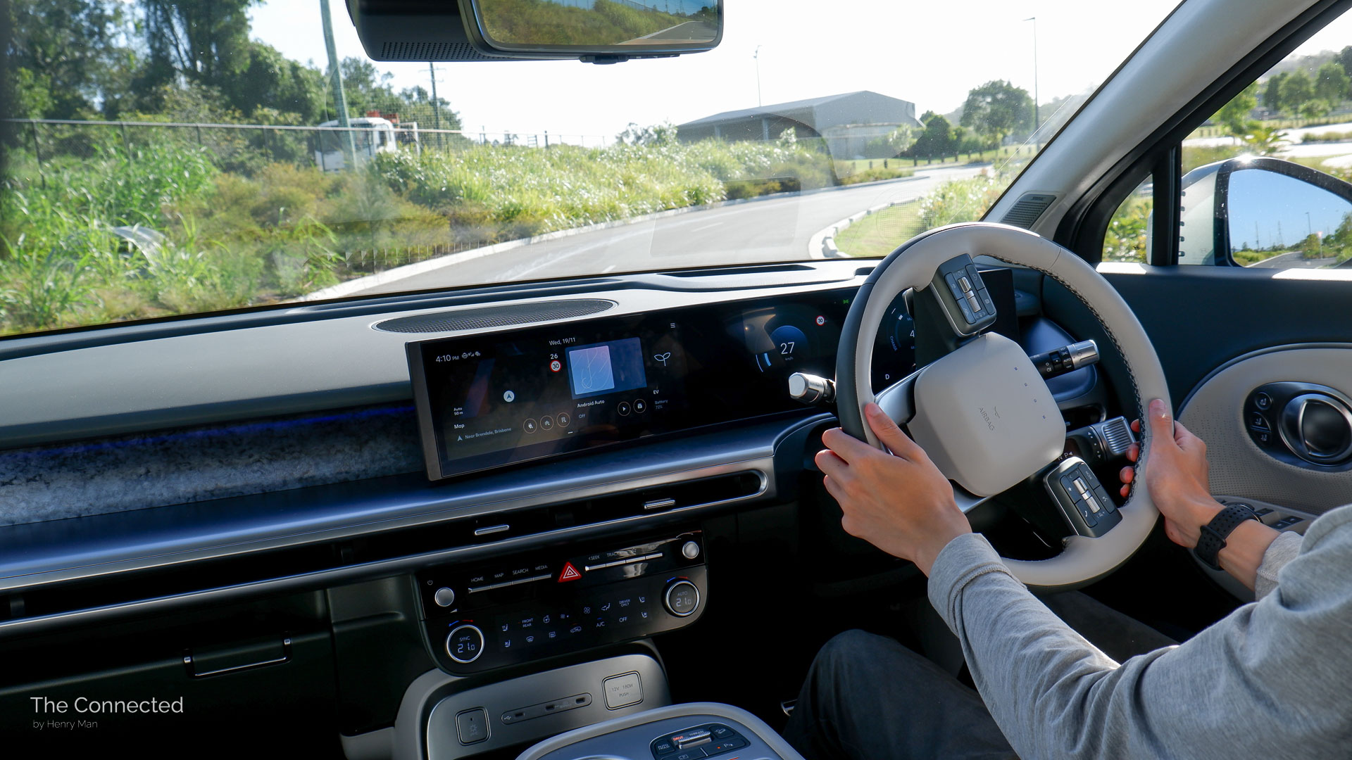 Man driving the 2026 Hyundai Ioniq 9 Calligraphy