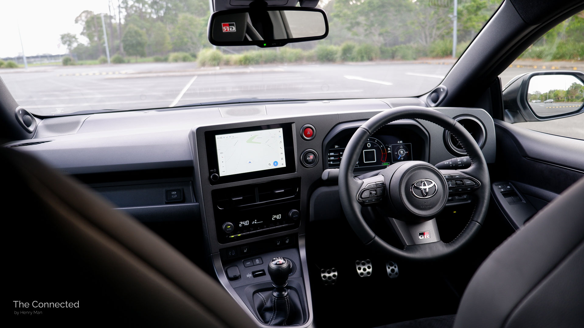 2026 Toyota GR Yaris GT interior and front dashboard