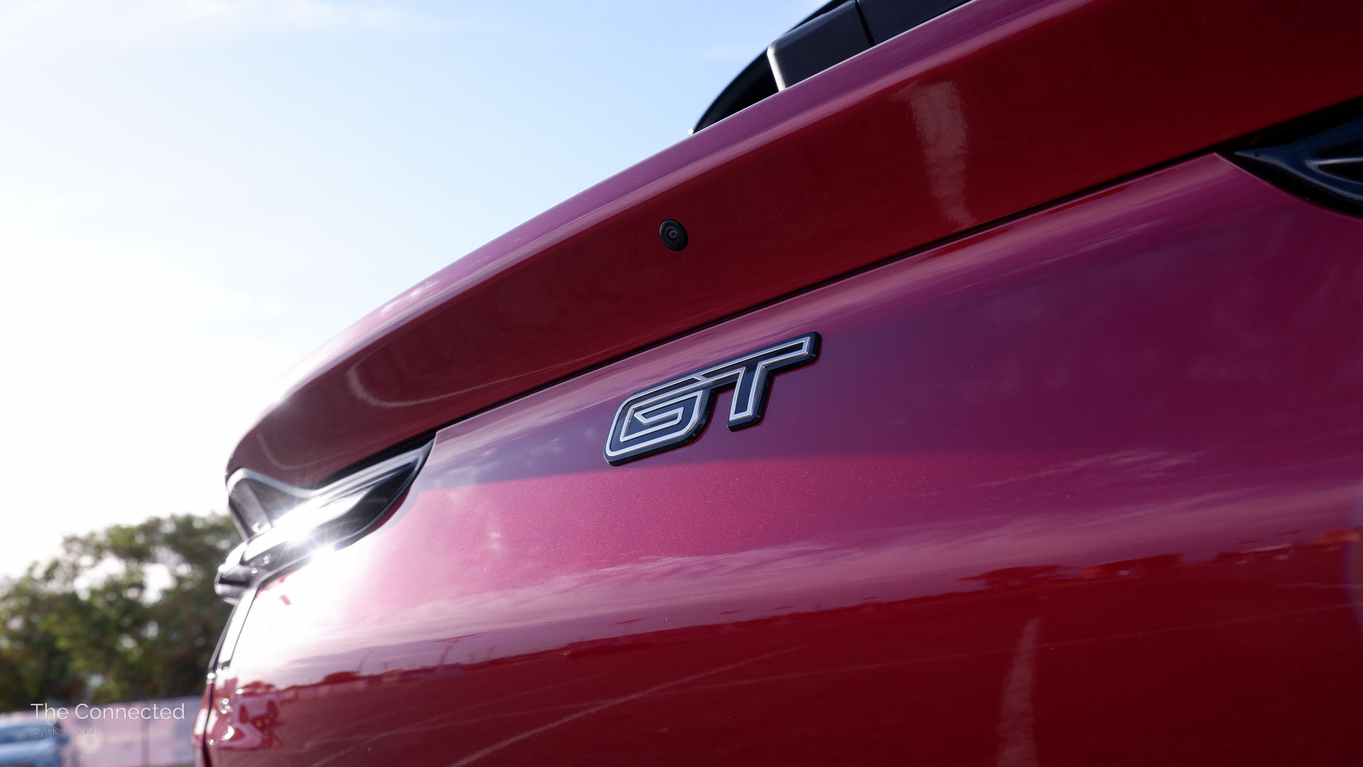 2026 Ford Mustang Mach-E GT rear badge and reversing camera