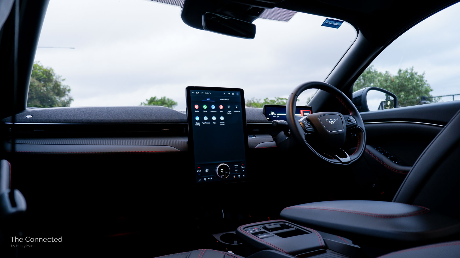2026 Ford Mustang Mach-E Premium interior and dashboard